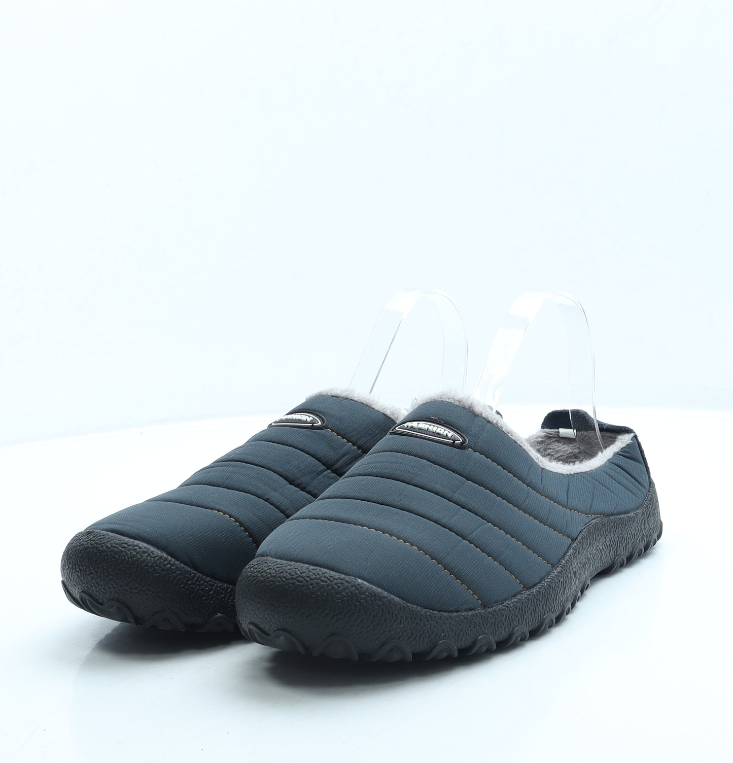 Fashion Mens Blue Polyester Slip On Slipper UK 11 45