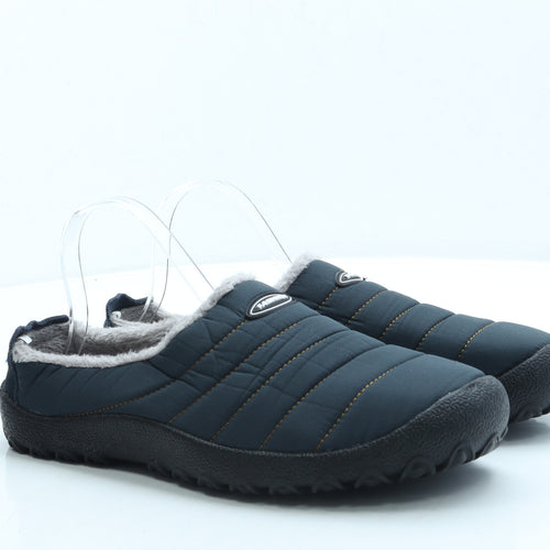 Fashion Mens Blue Polyester Slip On Slipper UK 11 45