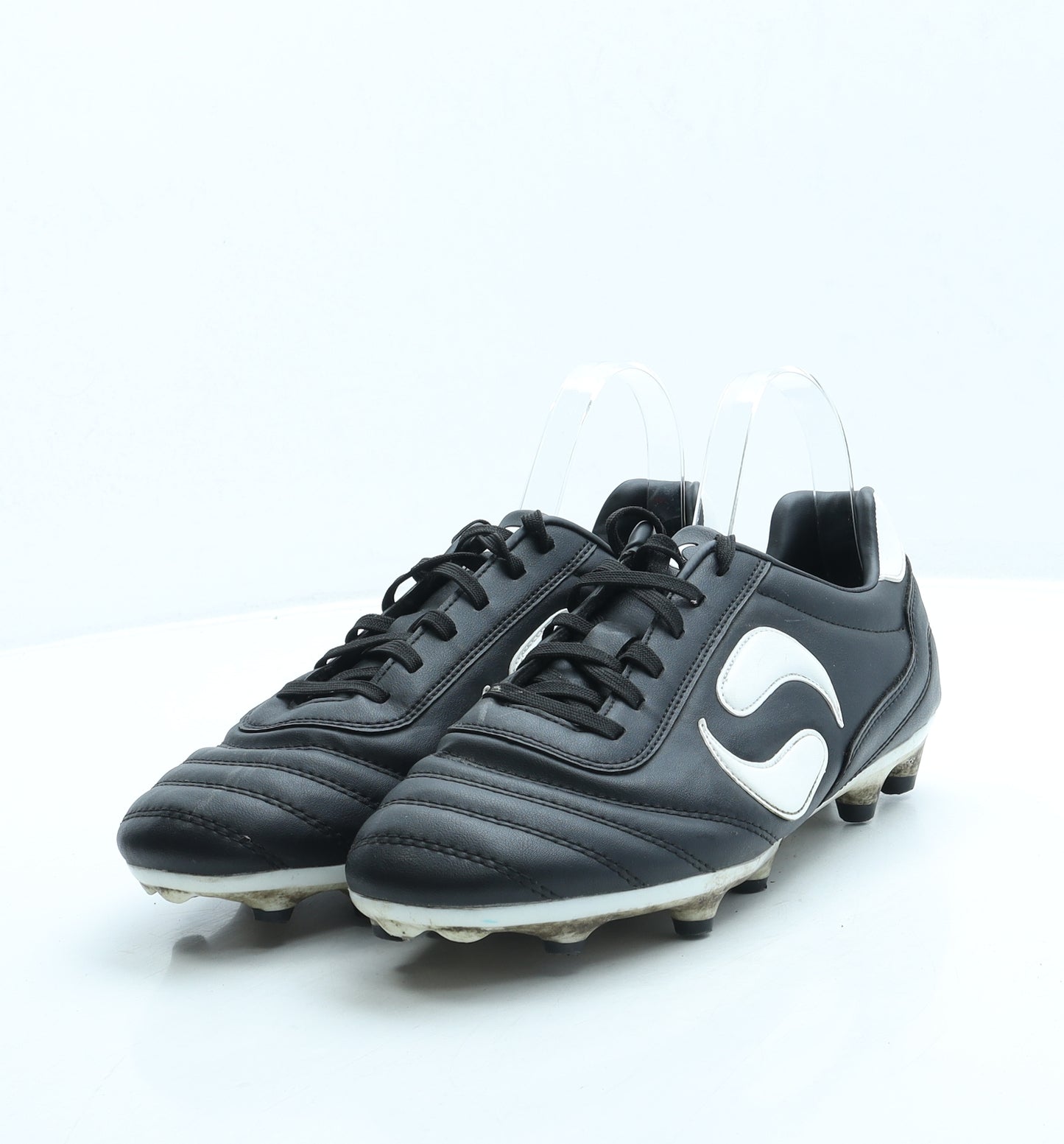 Sondico Mens Black Leather Trainer UK 9 43