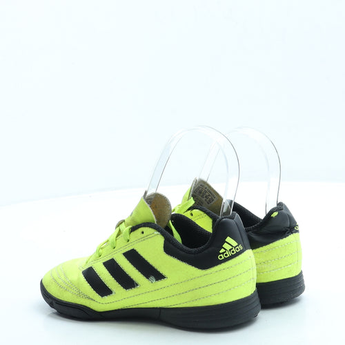 adidas Boys Yellow Leather Trainer UK 13 - Astro Turf shoe