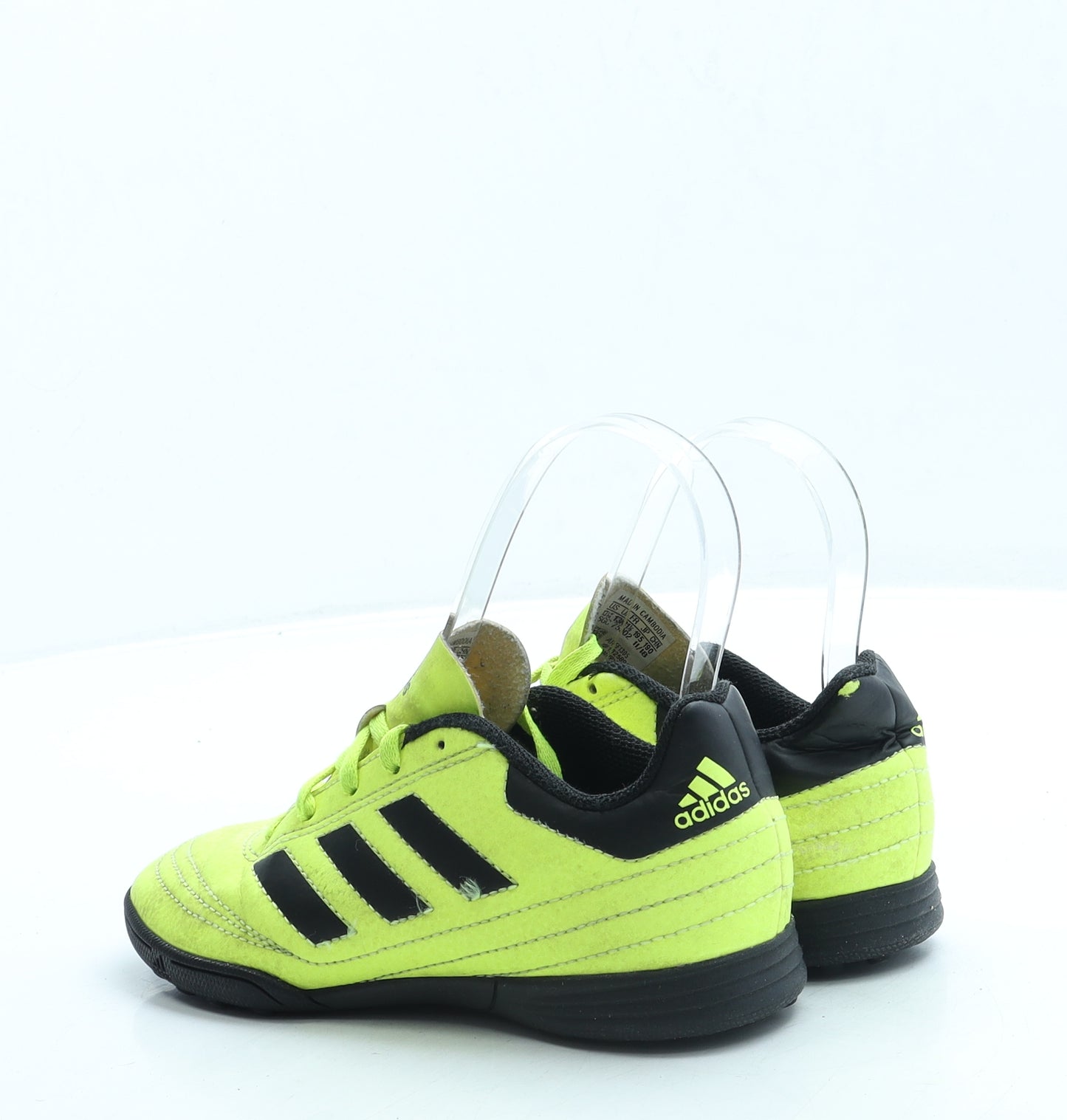 adidas Boys Yellow Leather Trainer UK 13 - Astro Turf shoe