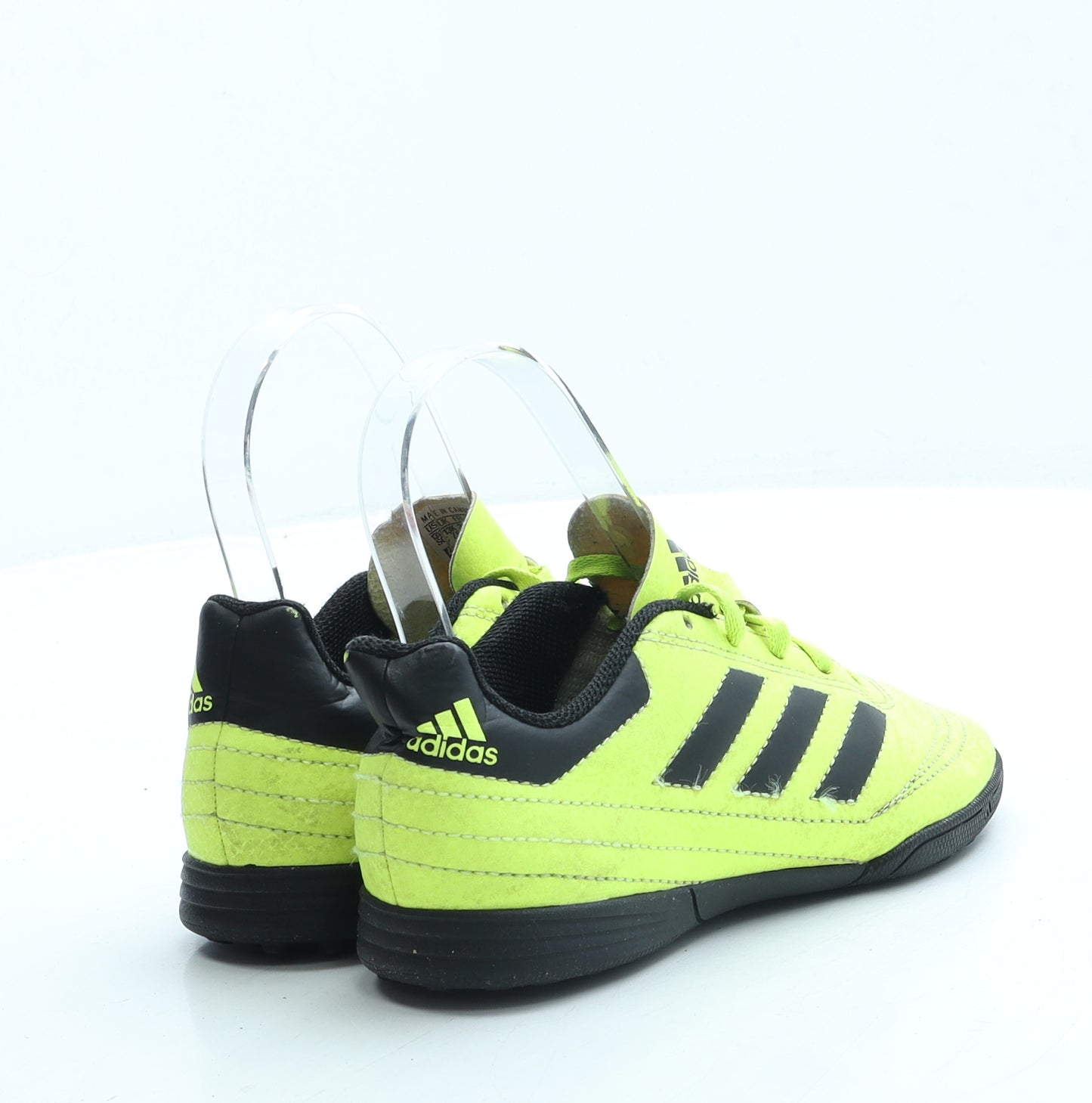 adidas Boys Yellow Leather Trainer UK 13 - Astro Turf shoe