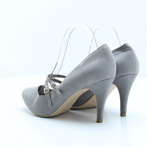 New Look Womens Grey Polyester Court Heel UK 7 40