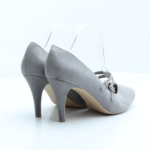New Look Womens Grey Polyester Court Heel UK 7 40