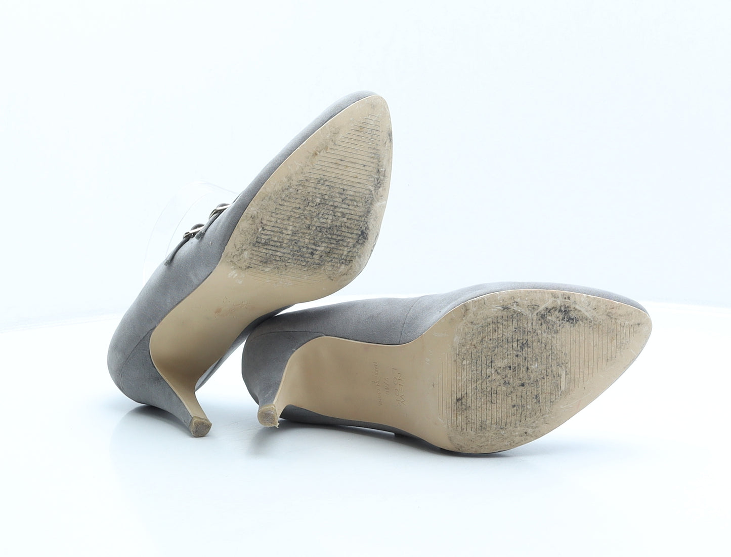 New Look Womens Grey Polyester Court Heel UK 7 40