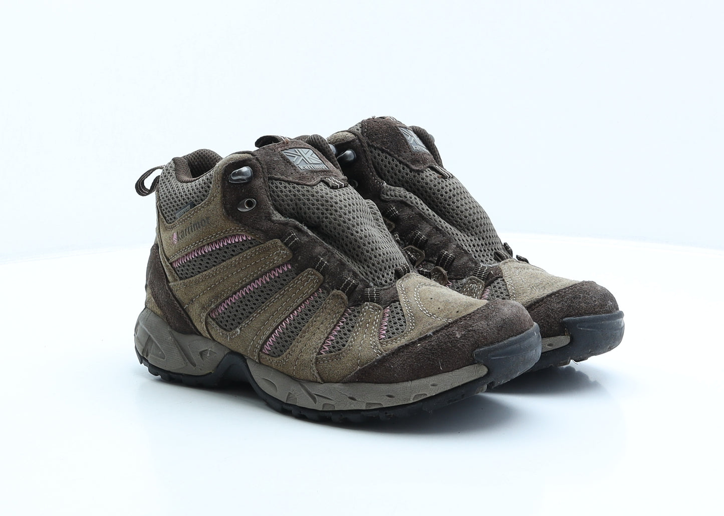 Karrimor Womens Brown Geometric Suede Trainer UK 6 39
