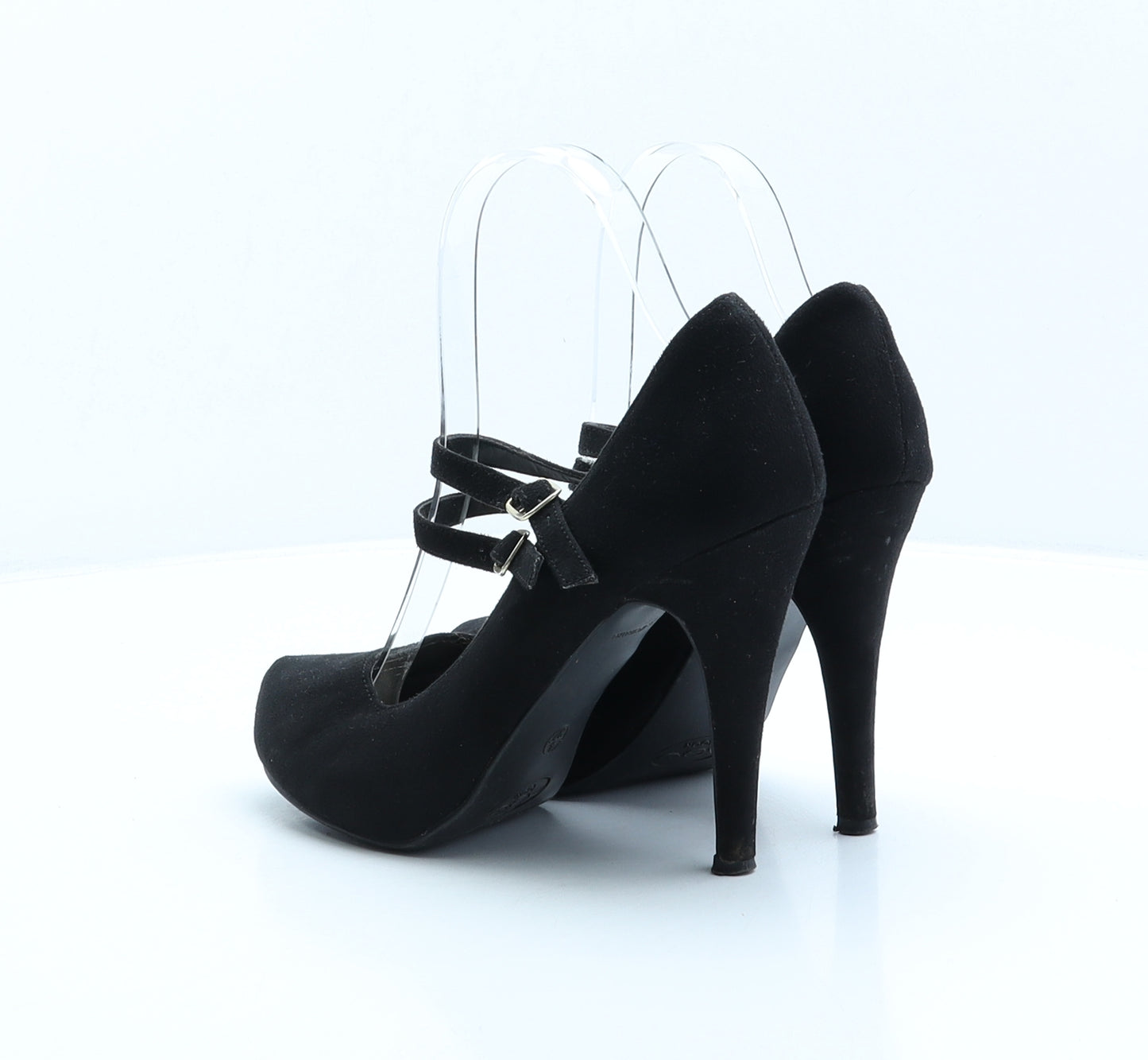 New Look Womens Black Polyester Court Heel UK 4 37