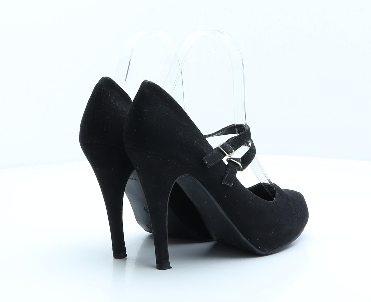 New Look Womens Black Polyester Court Heel UK 4 37