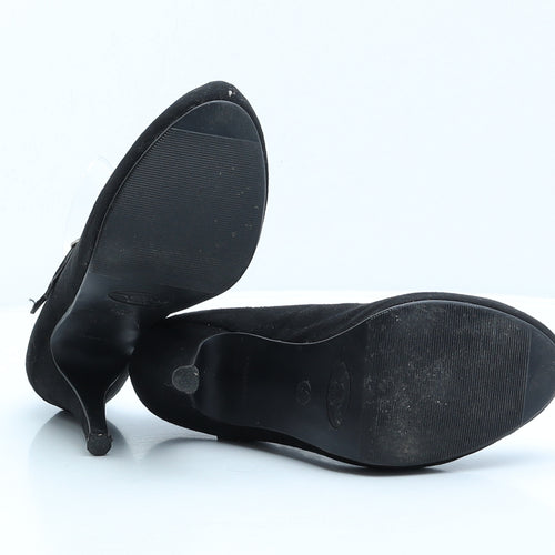 New Look Womens Black Polyester Court Heel UK 4 37
