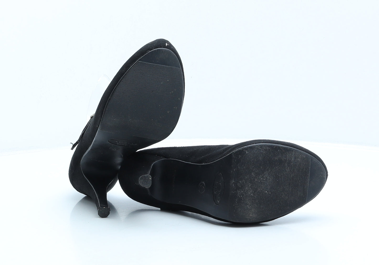 New Look Womens Black Polyester Court Heel UK 4 37