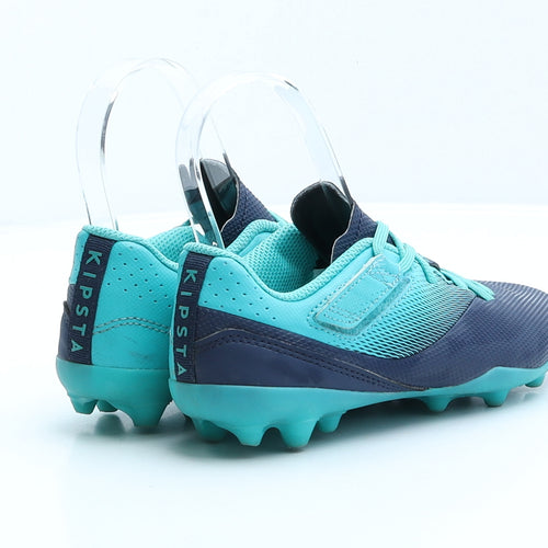 Kipsta Boys Blue Geometric Synthetic Trainer UK 13 32 - Football shoes