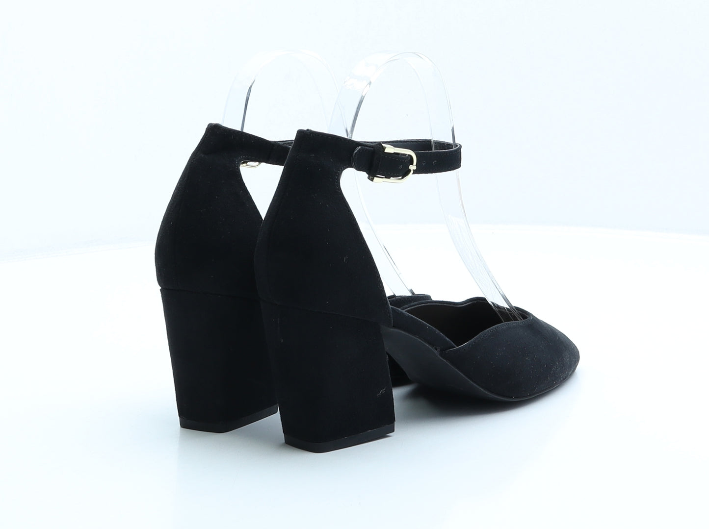 Principles Womens Black Polyester D'Orsay Heel UK 3 36 - Wide fit