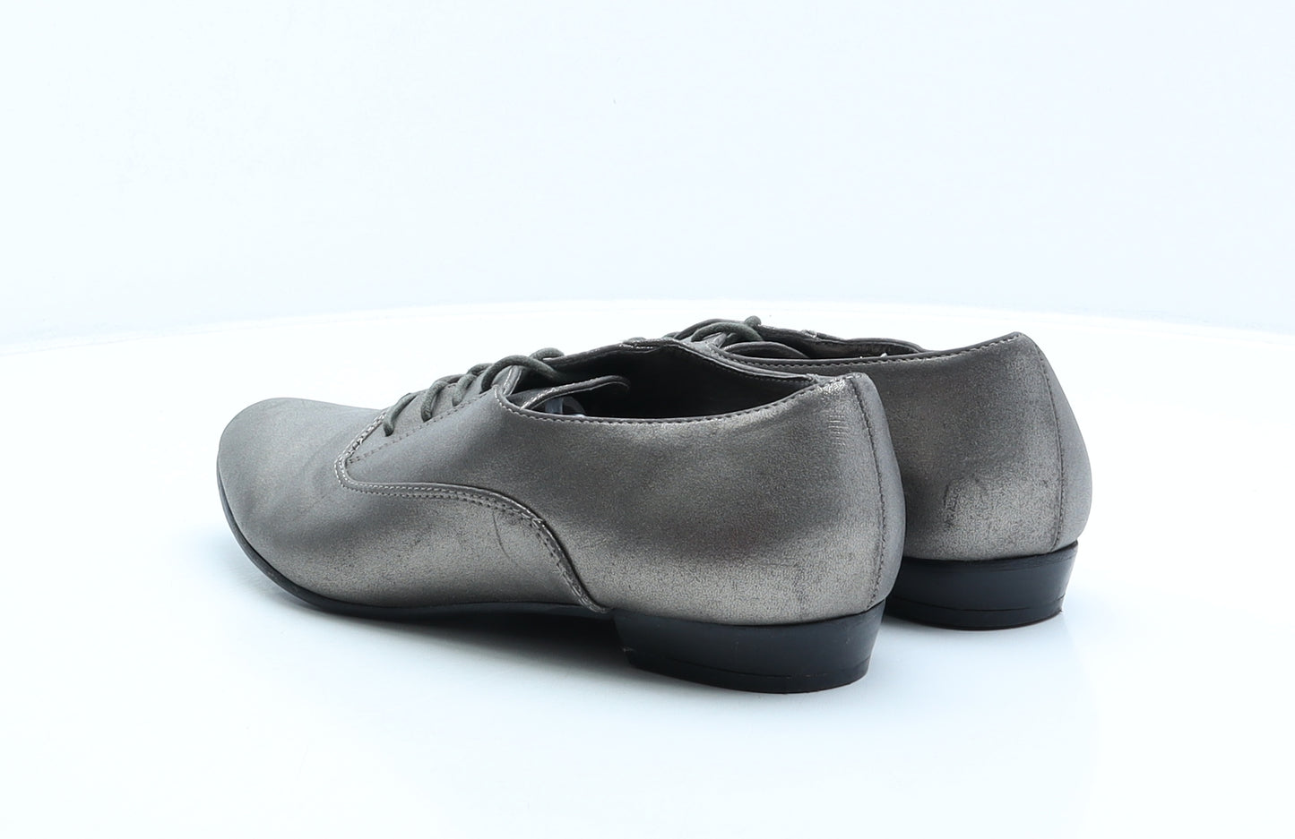 F&F Womens Gold Synthetic Oxford Casual UK 7 41