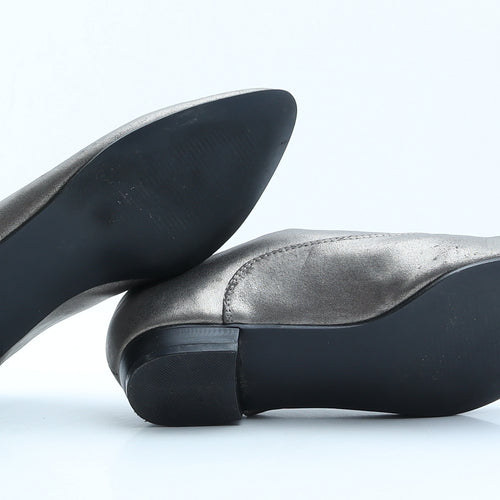 F&F Womens Gold Synthetic Oxford Casual UK 7 41