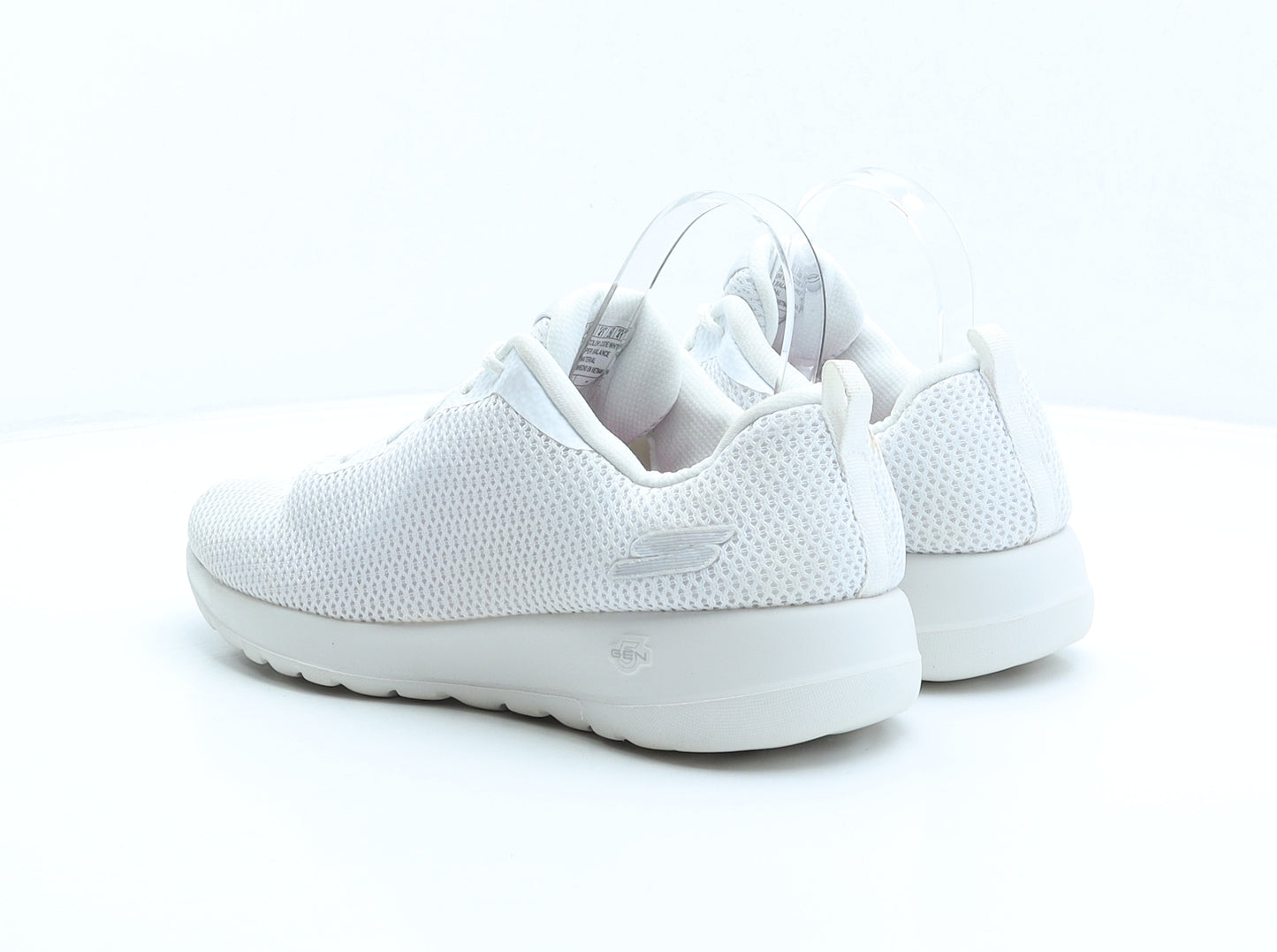 Skechers Mens White Polyester Trainer UK 8 41