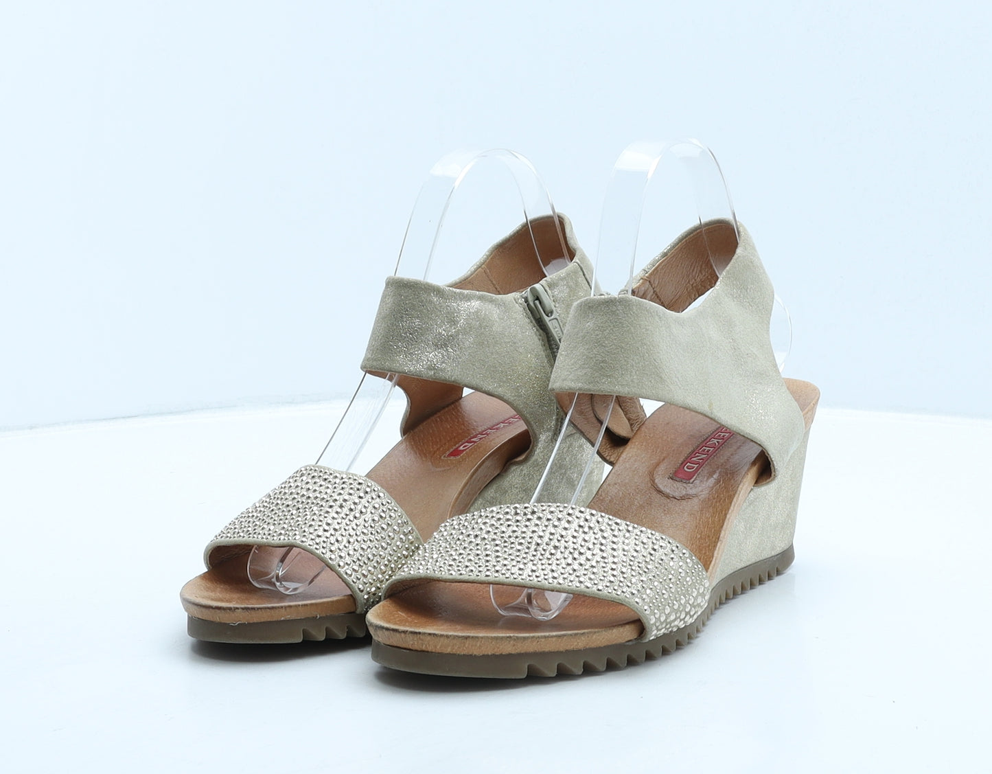Pedro Miralles Womens Beige Leather Strappy Heel UK 6 39