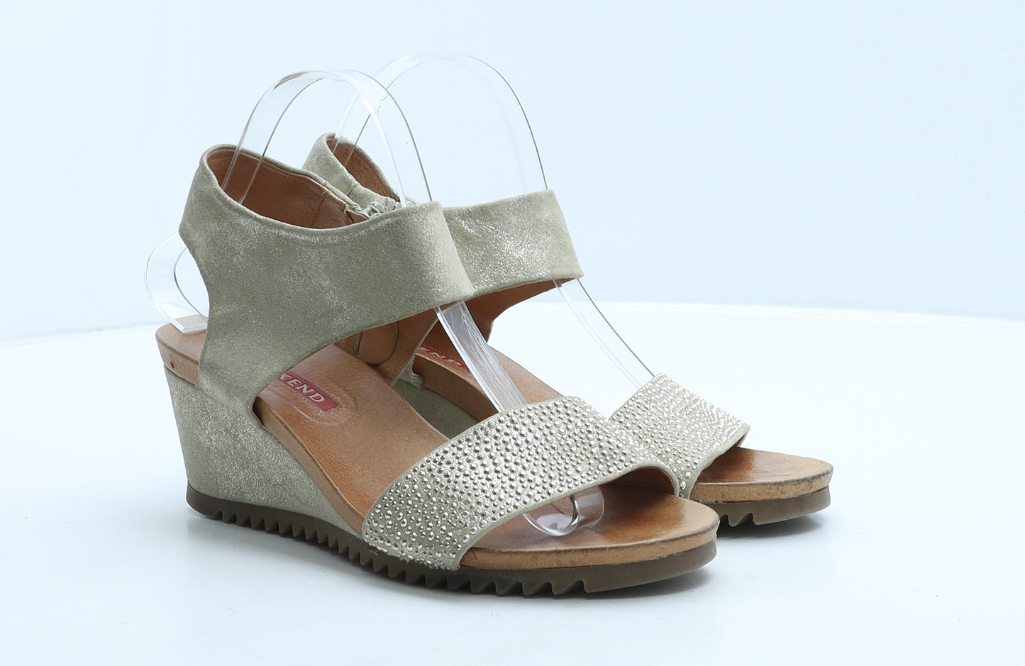 Pedro Miralles Womens Beige Leather Strappy Heel UK 6 39