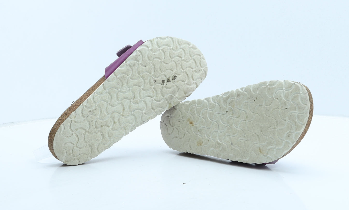 Birkenstock Womens Purple Leather Slip On Flat UK 6 39