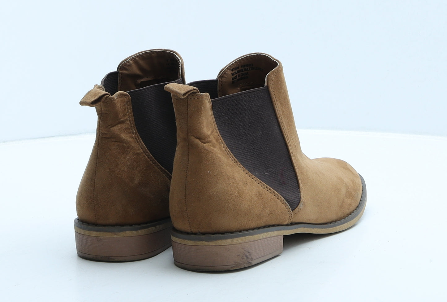Papaya Womens Brown Suede Chelsea Boot UK 4 37