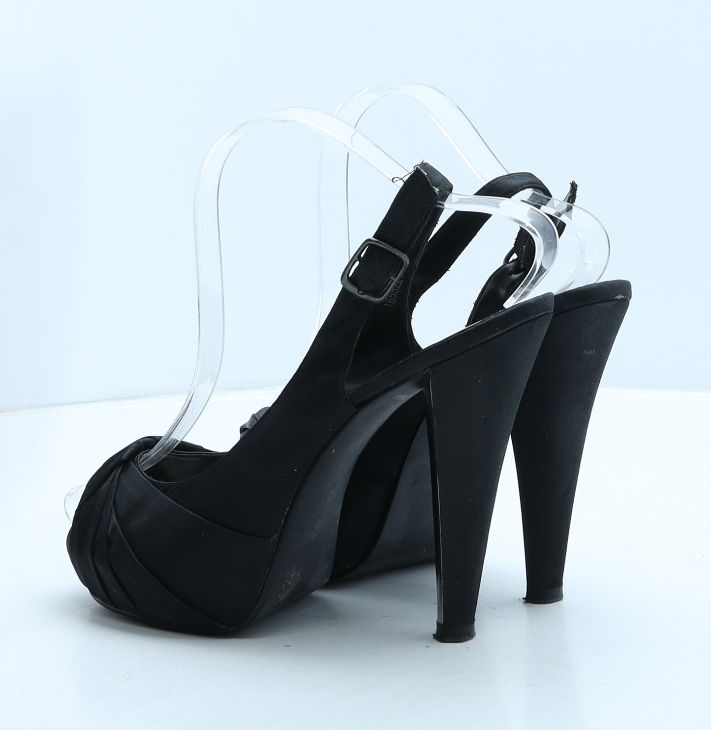 New Look Womens Black Synthetic Slingback Heel UK 5 38
