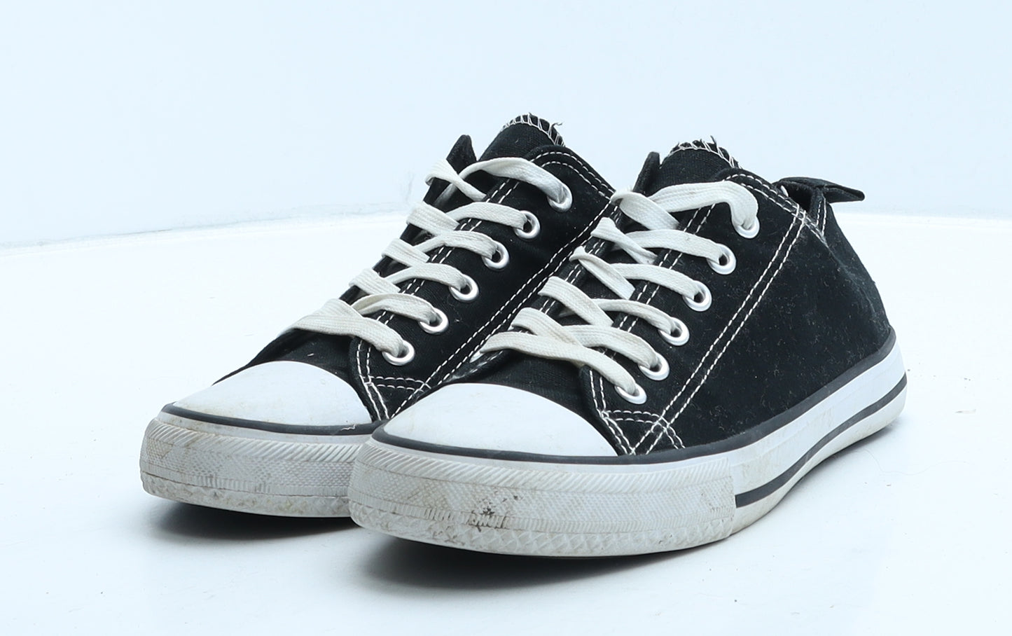 Primark Womens Black Fabric Trainer UK 5 38