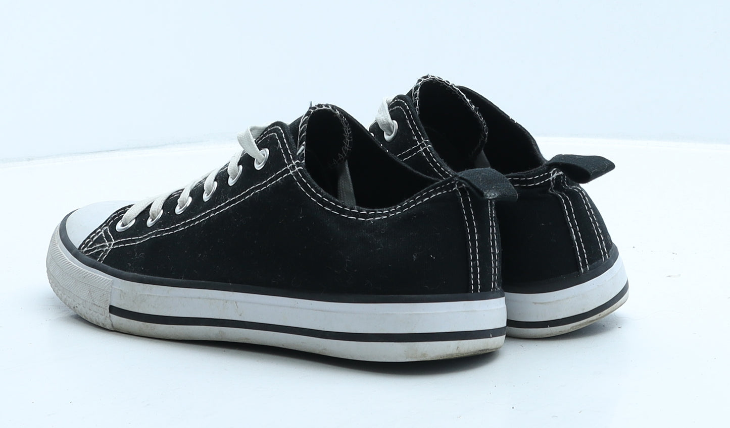 Primark Womens Black Fabric Trainer UK 5 38