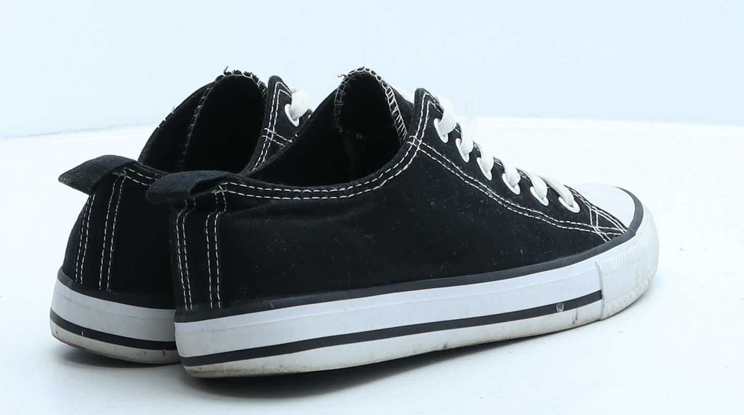 Primark Womens Black Fabric Trainer UK 5 38