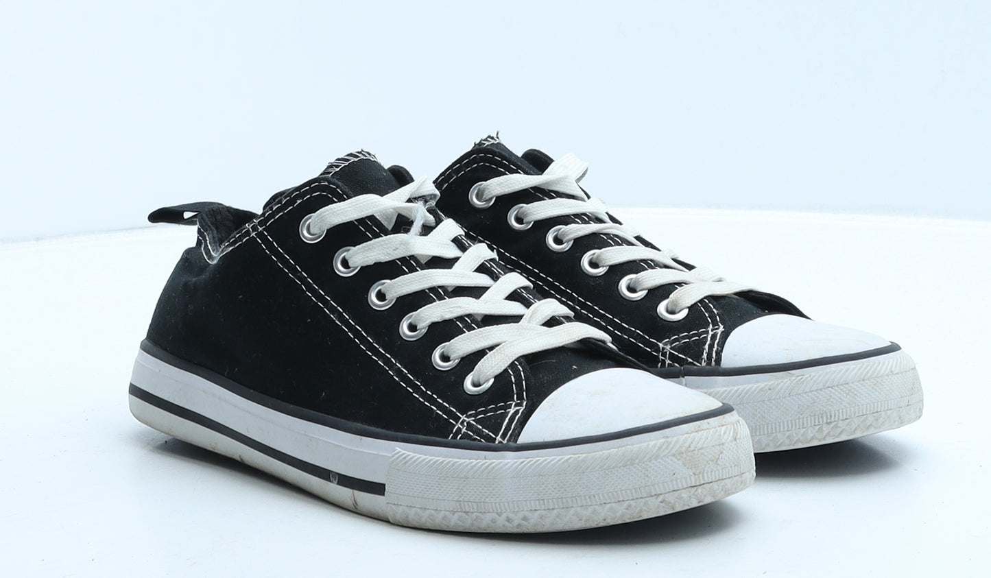 Primark Womens Black Fabric Trainer UK 5 38