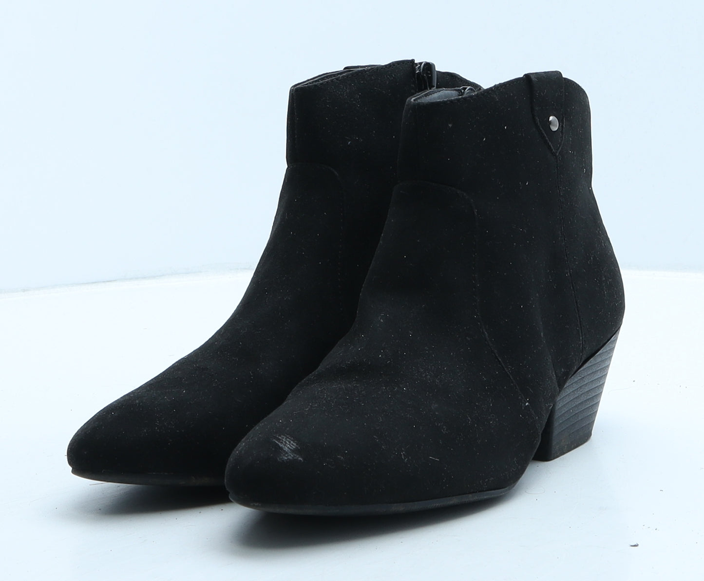 George Womens Black Suede Bootie Boot UK 5 38