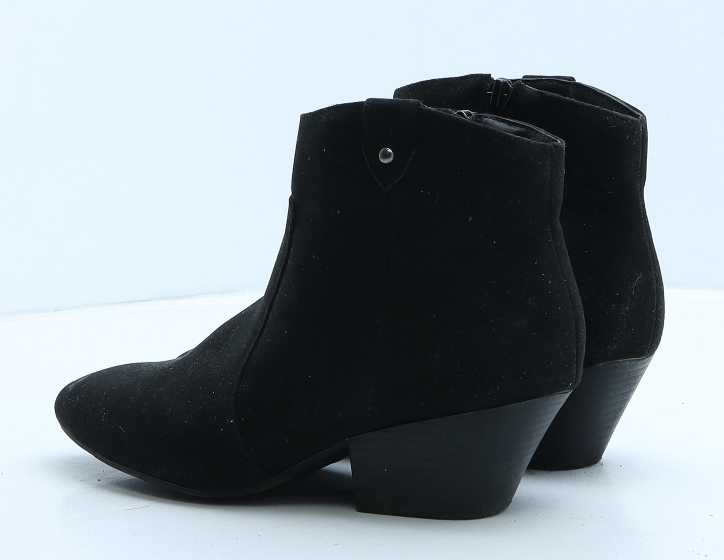 George Womens Black Suede Bootie Boot UK 5 38