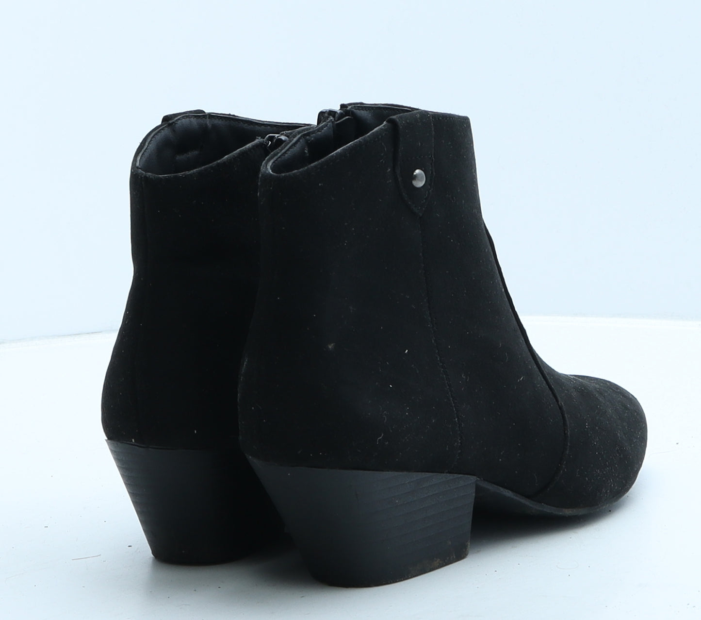 George Womens Black Suede Bootie Boot UK 5 38
