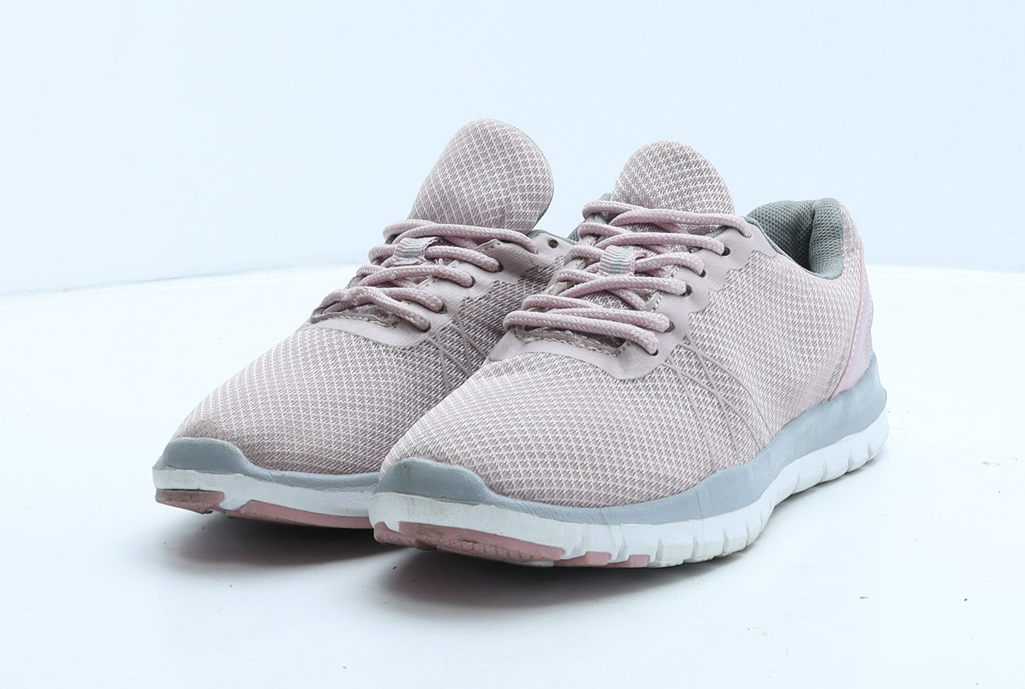 Workout Womens Pink Fabric Trainer UK 4 37