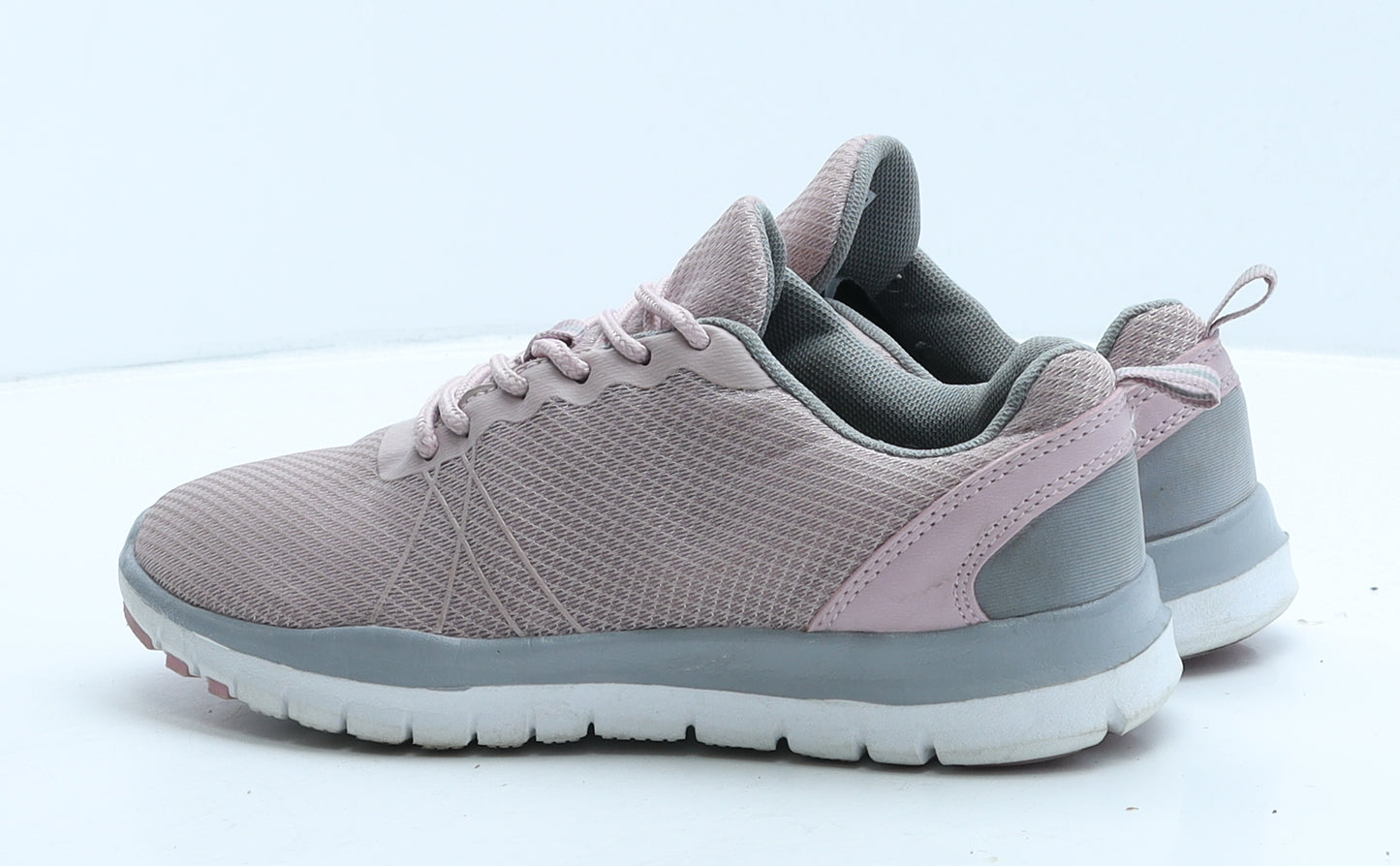 Workout Womens Pink Fabric Trainer UK 4 37