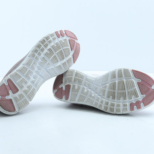 Workout Womens Pink Fabric Trainer UK 4 37