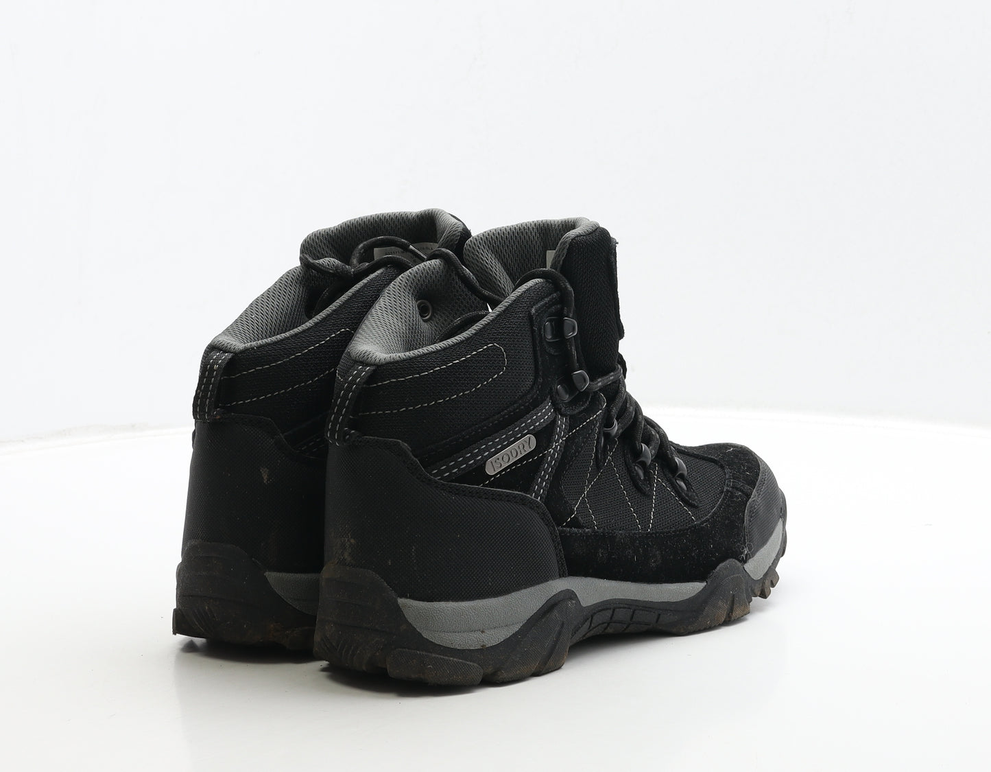 Mountain Warehouse Womens Black Leather Combat Boot UK 5 37 - Walking Boots