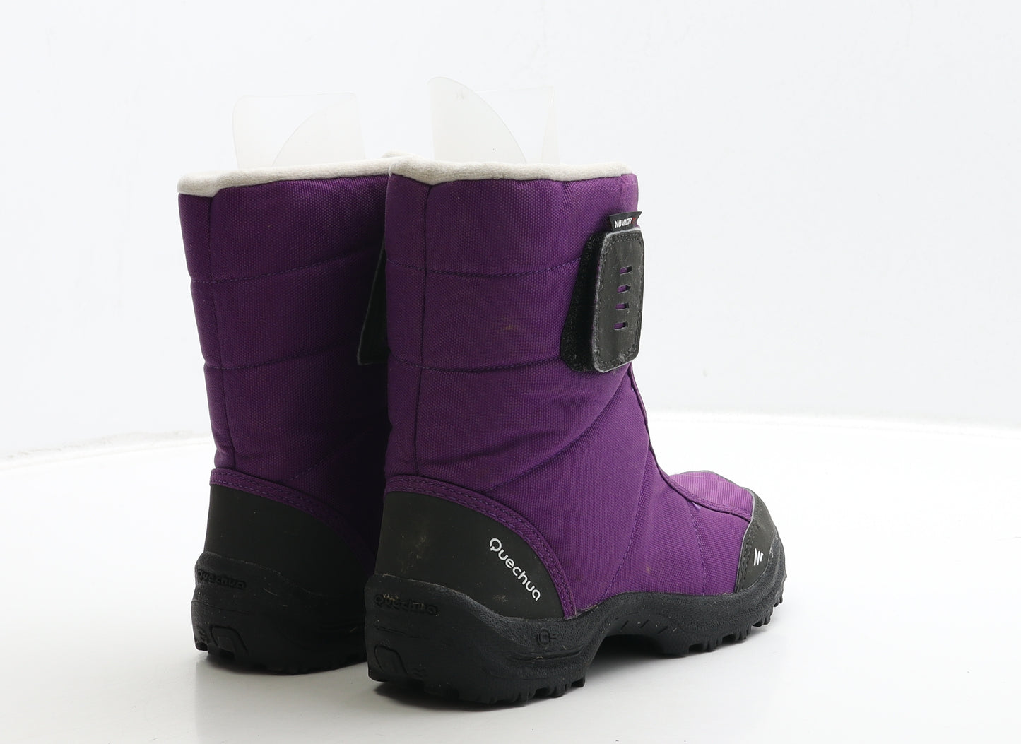 DECATHLON Girls Purple Polyester Snow Boot Boot UK 1.5 34