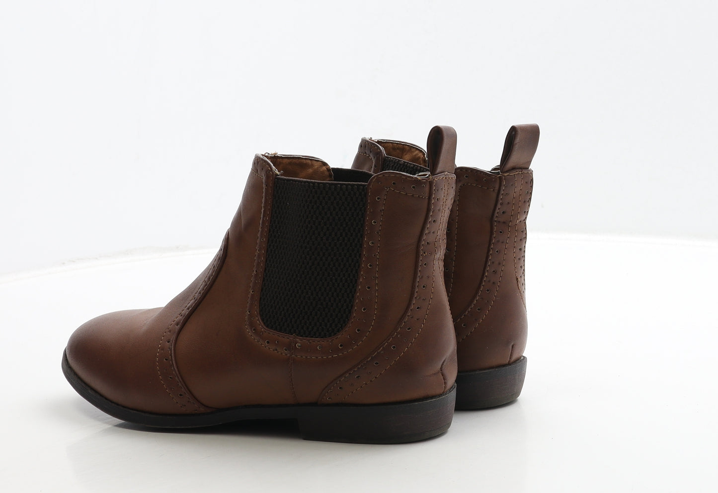 Fiore Womens Brown Leather Chelsea Boot UK 5 38