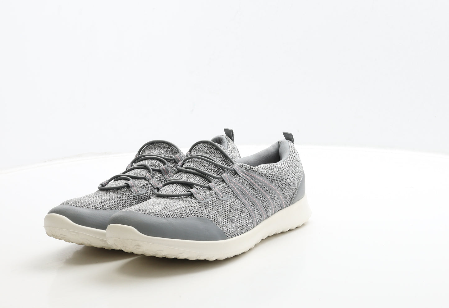 F&F Womens Grey Polyester Trainer UK 6.5 40