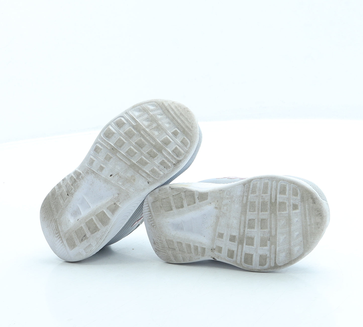 adidas Girls Grey Polyester Trainer UK 4 20