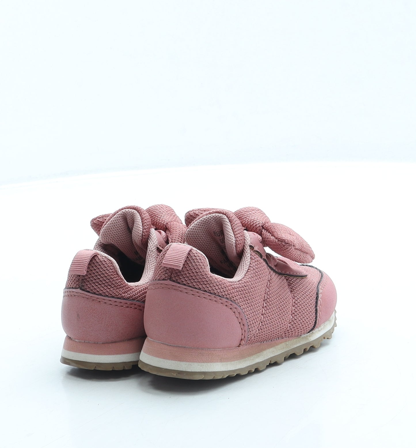 H&M Girls Pink Polyester Trainer UK 4 20