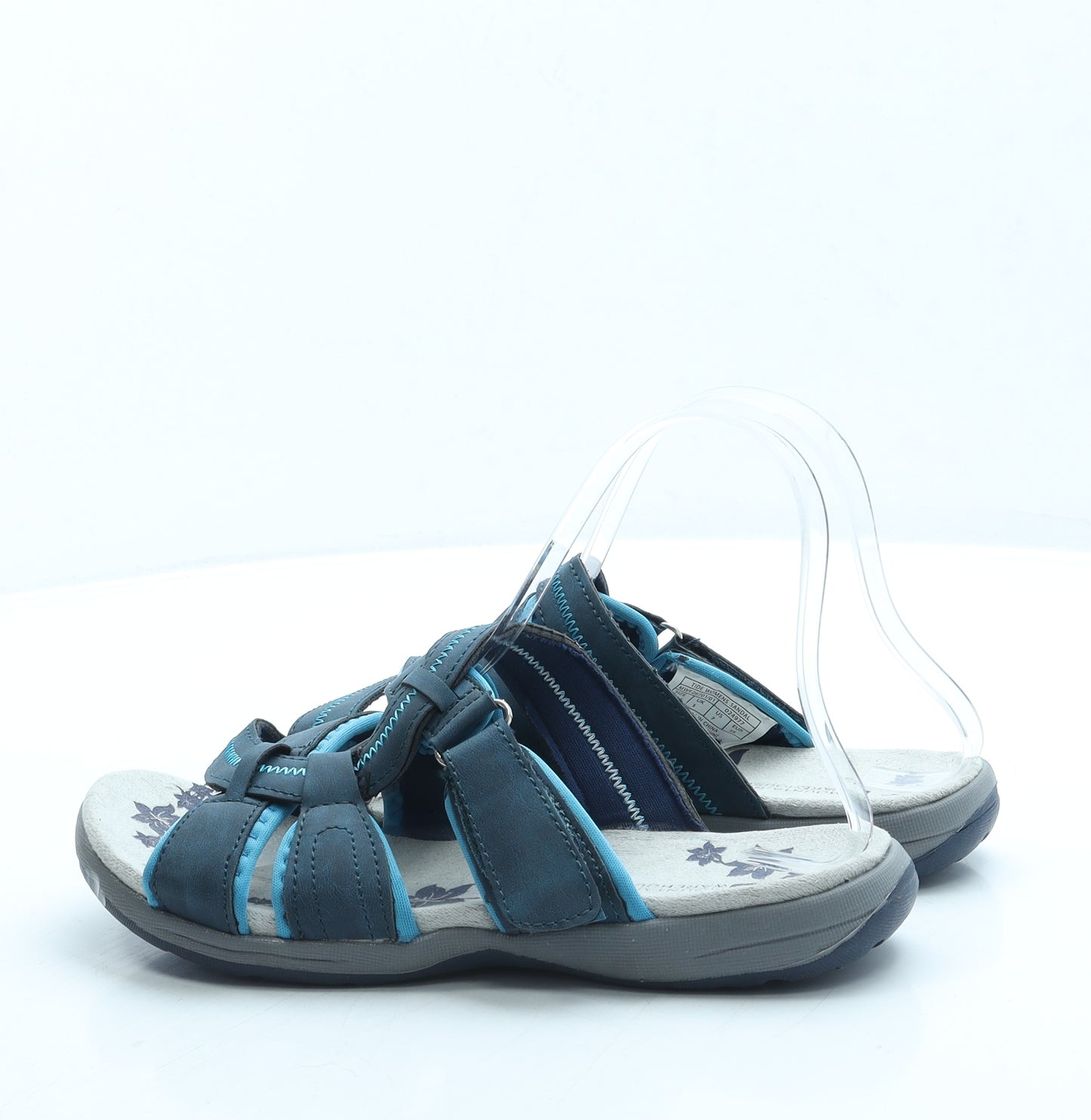 Mountain Warehouse Womens Blue Polyester Slip On Sandal UK 5 38