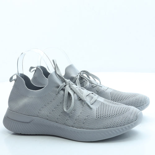 Primark Mens Grey Polyester Trainer UK 8 41 US 10