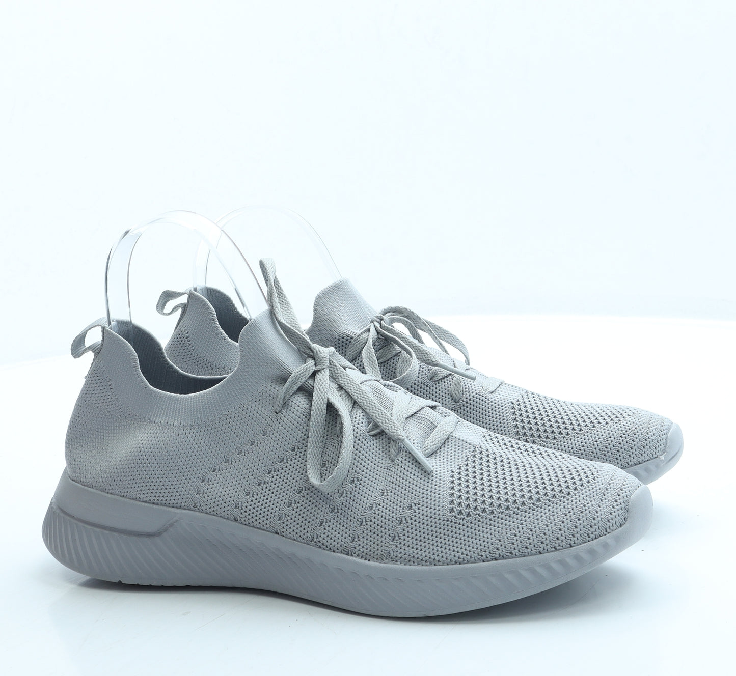 Primark Mens Grey Polyester Trainer UK 8 41 US 10