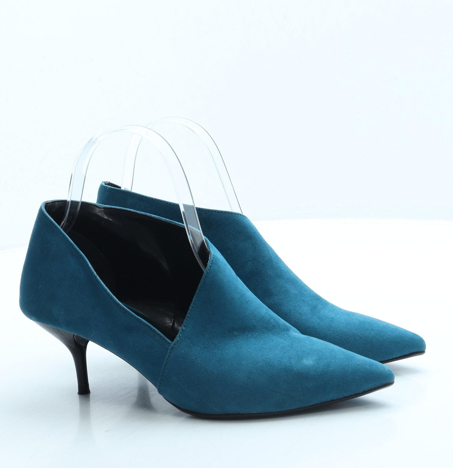 NEXT Womens Blue Suede Court Heel UK 4 37