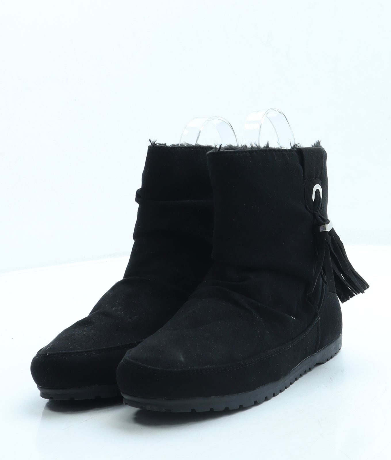 Primark Womens Black Polyester Bootie Boot UK 3 36 US 5