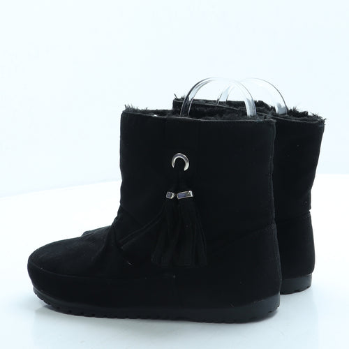 Primark Womens Black Polyester Bootie Boot UK 3 36 US 5