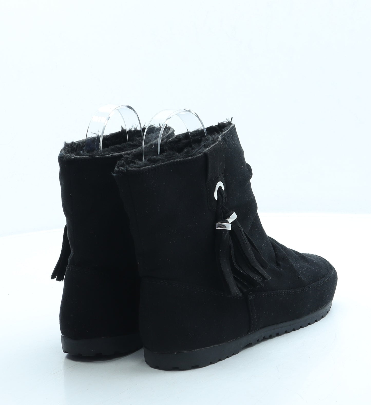 Primark Womens Black Polyester Bootie Boot UK 3 36 US 5