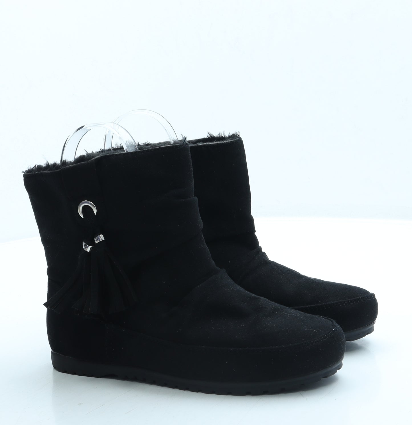 Primark Womens Black Polyester Bootie Boot UK 3 36 US 5