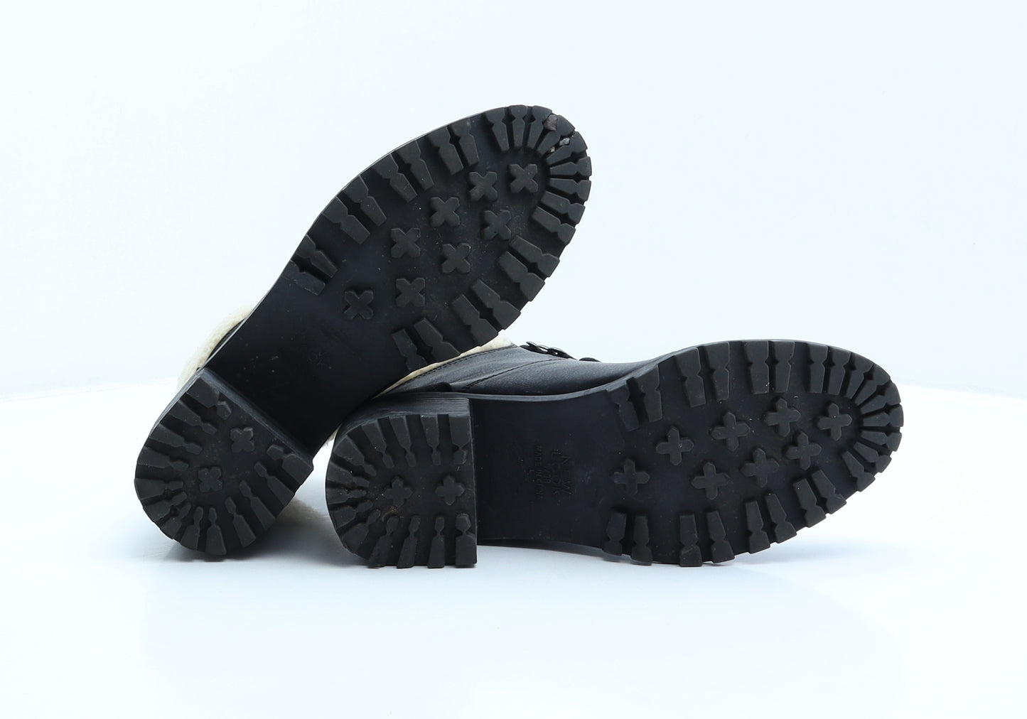 New Look Womens Black Synthetic Combat Boot UK 5 38