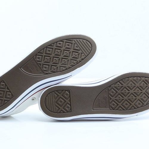 Converse Womens White Fabric Trainer UK 4 37